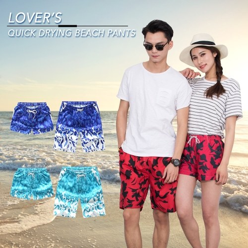 Lovers Beach Pants Quick Drying Beach Shorts