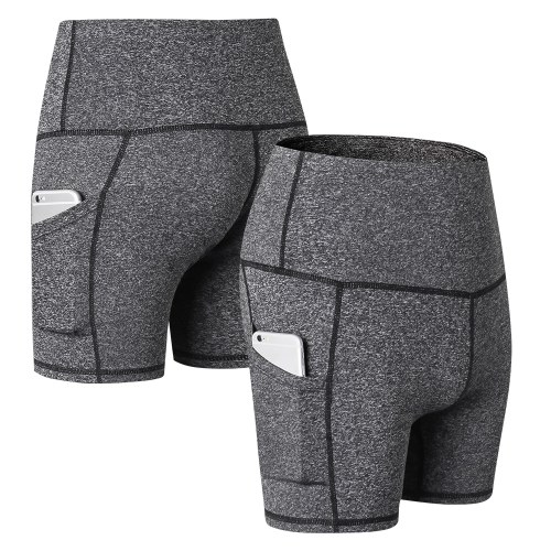 Women High Waist Yoga Shorts