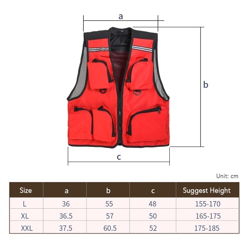 

Multi-Pocket Men Outdoor Vest