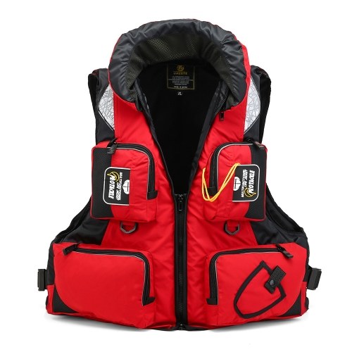 Portable Multi-Function Waterproof Fishing Life Jacket Vest
