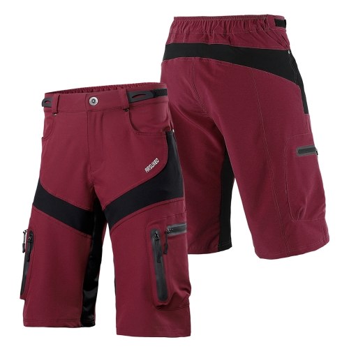 

Men Cycling Shorts Quick Drying Breathable Outdoor Sports Running Bike Riding Casual Shorts with 6 Pockets