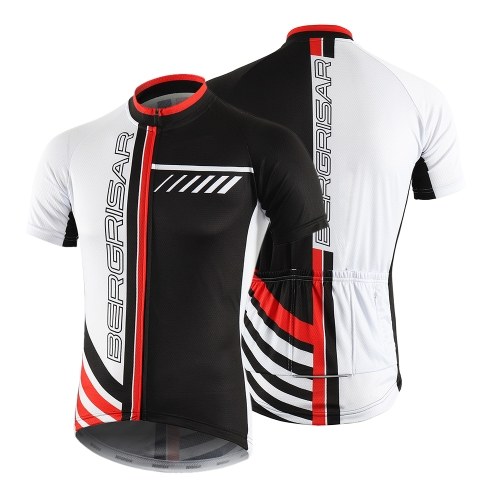 Maillot cyclisme homme respirant manches courtes à séchage rapide