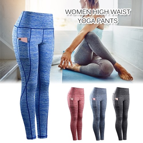 

Women High Waist Yoga Pants with Pocket