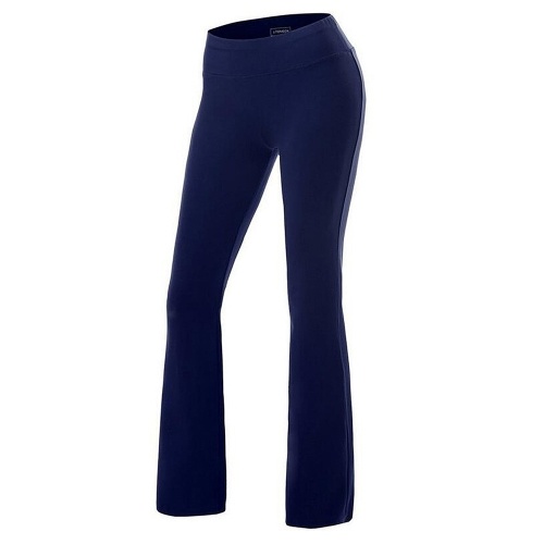 Pantaloni da yoga con taglio a stivale da donna