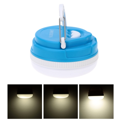 

Dry-cell Powered Multifunctional Camping Lantern Super Bright 3 LED Light Campsite Hanging Lamp