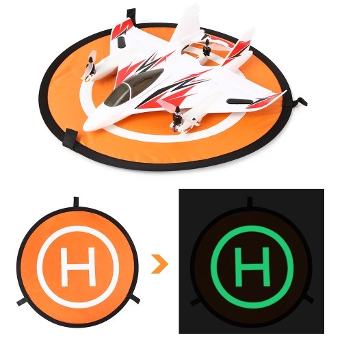 

Portable Foldable Drone Landing Pad Lightweight Collapsible Reflective/Luminous Landing Pad for Drone