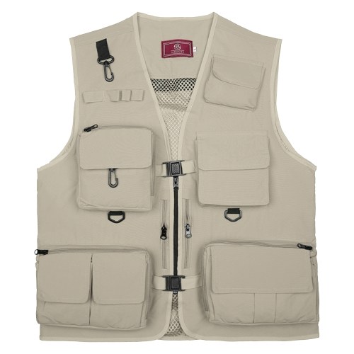 

Fishing Photography Vest Summer Multi Pockets Mesh Jackets Quick Dry Waistcoat