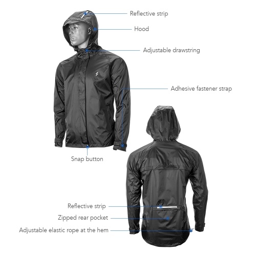

Men Waterproof Windproof Cycling Jacket