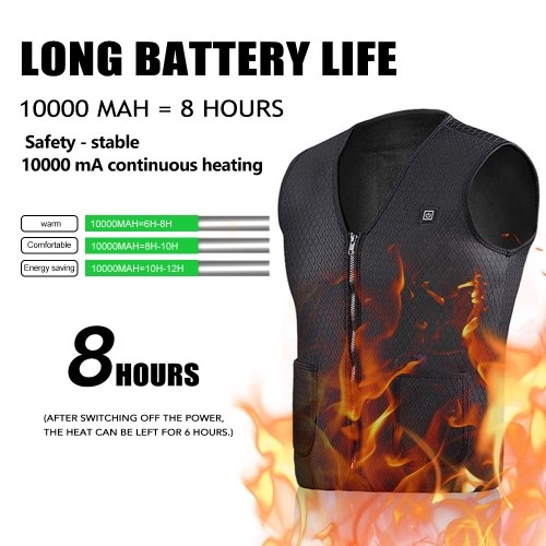 

Heat Vest Jacket Winter Flexible Electric Thermal Waistcoat