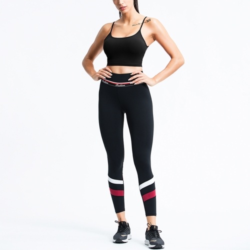 

Women's 2 Pieces Outfits Spaghetti Sleeveless Sports Tops