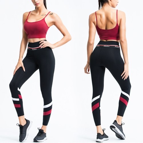 

Women's 2 Pieces Outfits Spaghetti Sleeveless Sports Tops