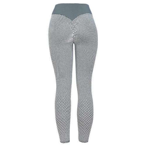 Leggings de yoga para mujer Bodycon de cintura alta Sin costuras Empalmado Running Gym Ejercicio Fitness Pantalones Ropa deportiva