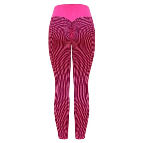 Leggings de yoga para mujer Bodycon de cintura alta Sin costuras Empalmado Running Gym Ejercicio Fitness Pantalones Ropa deportiva