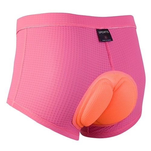 Pantalones cortos de ciclismo para mujer Pantalones cortos de ropa interior de bicicleta acolchados en 3D Pantalones cortos transpirables de secado rápido