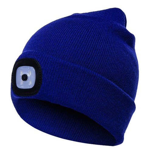 

USB Interface Sport Knitting Hat Lamp Autumn Winter Season Outdoor Sport Fishing Riding Keep Warm Hat