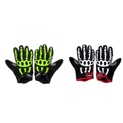 

Spakct Men's Non-slip Full Finger Cycling Gloves Breathable Shockproof