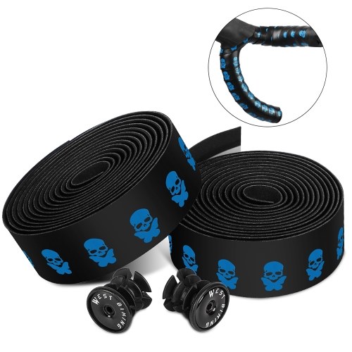 

1 pair of Bicycle Handlebar Tapes Soft Road Bike Handlebar Band Breathable Non-Slip Cycling Handlebar Belt EVA PU Bar Tape Bicycle Horns Belt Bike Anti-Slip Shockproof Wrap Riding Equipment