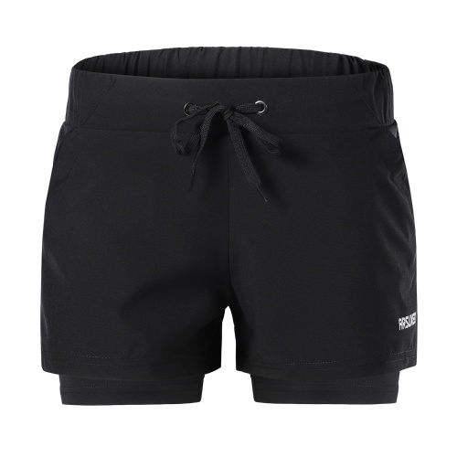 

Women 2-in-1 Running Shorts Quick Drying Breathable Active Training Jogging Cycling Workout Shorts with Liner