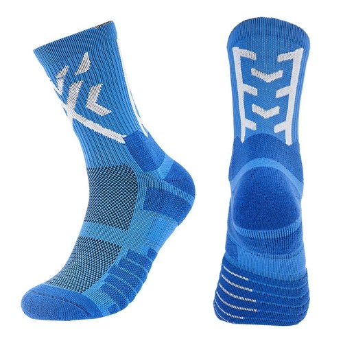 

Men's Sports Socks Anti Slip Socks Moisture Wicking Compression Socks Athletic Socks for Basketball Baseball Football