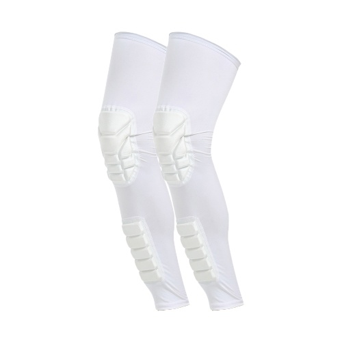 

Knee Support Protective Knee Pad Long Leg Sleeve Brace-Protector for Basketball Football Volleyball (2 Sleeves)