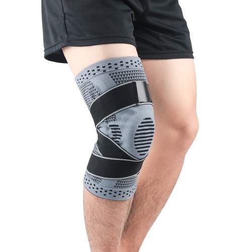 

Pair of Knee Braces Support Protector Knee Pad Compression Sleeve Non-Slip for Men Women Hiking Soccer Basketball