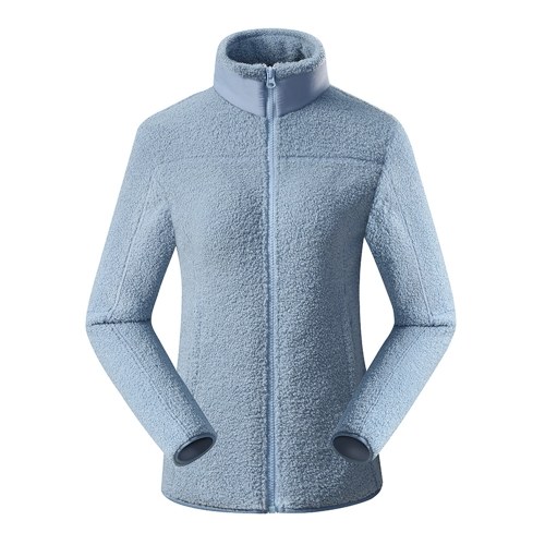 

Sherpa Jackets Fuzzy Fleece Teddy Cardigan Side Pockets Zipper Stand Collar Coat for Women Winter