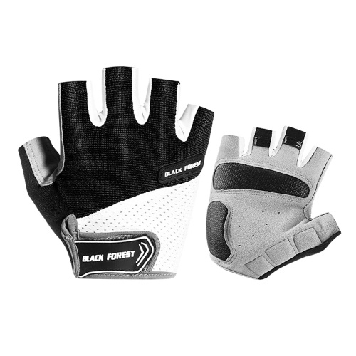 

Outdoor Cycling Gloves Anti-Skip Shock-Absorbing Half-Finger Moisture-Wicking Breathable Climbing Mitten