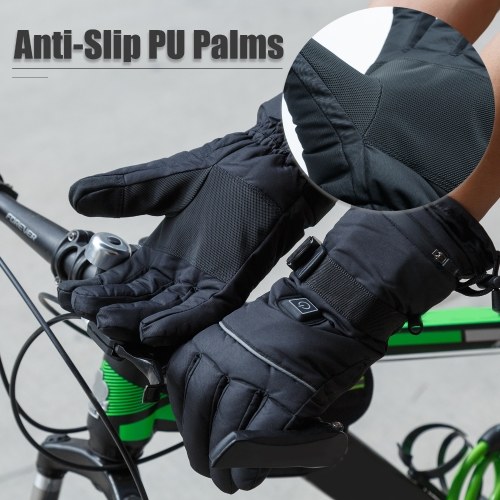 

Winter Hand Warmer Gloves Thermal Control Touchscreen Warm Fleece Waterproof Non-Slip Outdoor Skiing Cycling Heated Gloves