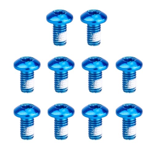 

ZTTO Bicycle Color Disc Screw Mountain Bike Disc Screw Disc Brake Pad T25 Screw M5 * 10 Brake Fixing Screws