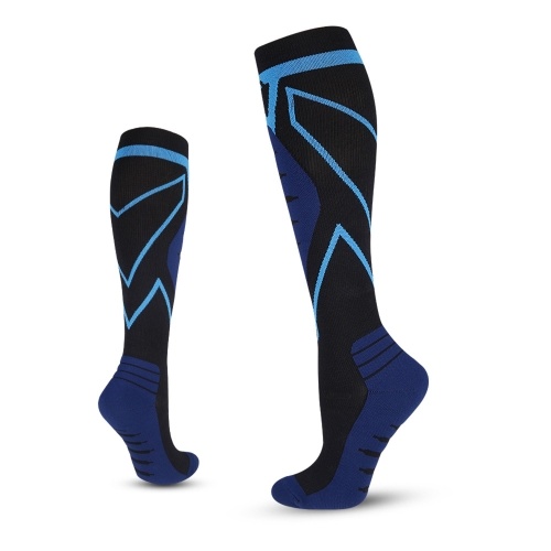 Calze a compressione per uomo e donna Calze sportive professionali Calze atletiche Fitness all'aperto Calze traspiranti ad asciugatura rapida Stecche per stinchi Pressione del polpaccio Supporto per maratona Ciclismo