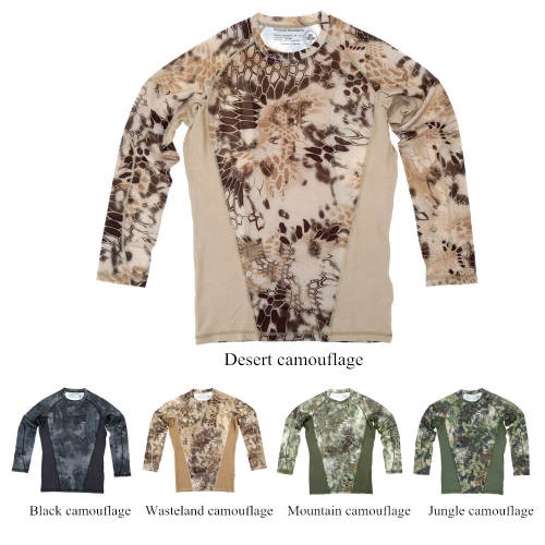 

Combat Outdoor Sports Quick Dry Long Sleeve Shirt for Hiking Hunting Fishing Cycling Tight Long Sleeves Combat Shirt