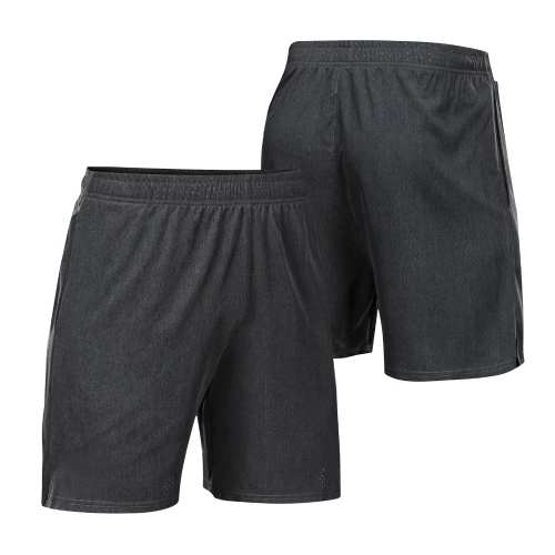 

Men Sport Shorts Fitness Running Breathable Mesh Sports Wear Elastic Drawstring Pockets Loose Fit Casual Shorts