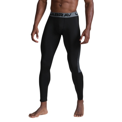 

Men Compression Pants Breathable Elastic Quick-dry Running Tights Workout Athletic Sports Leggings