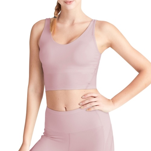 

Women Sports Bra U Back U Neckline Removable Padded Vest Athletic Workout Yoga Crop Top