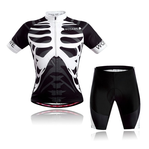 

Short Sleeve Cycling Jersey and Padded Shorts Set for Men Women Quick Dry Breathable Mountain Bike Shirt Clothing