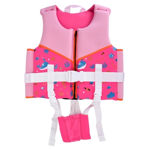 Children Life Vest Kids Swimming Life Jacket Boys Grils Zipper Swim Vest For Water Sports Surfing Swimming