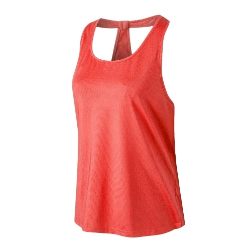 

Women Workout Tank-Top Mesh Quick Dry Stretch Loose Running Exercise Gym Yoga Tops Athletic Shirts