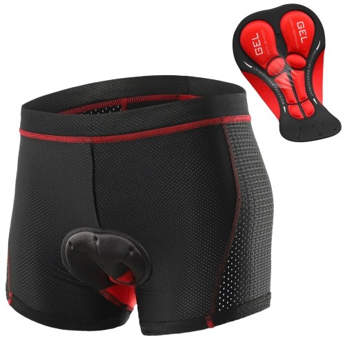 

Lixada Men Cycling Underwear Shorts Breathable Gel Padded MTB Biking Riding Shorts
