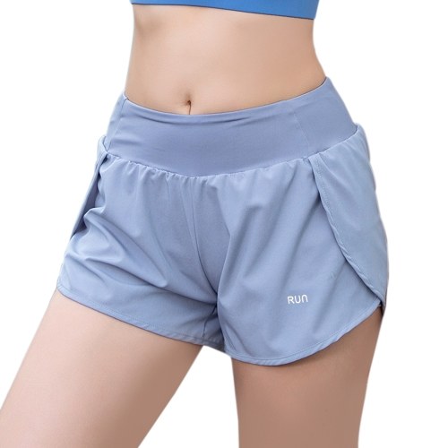 

Женские шорты для бега 2 в 1 Quick-Dry Sport Active Workout Тренажерный зал Йога Шорты с карманом