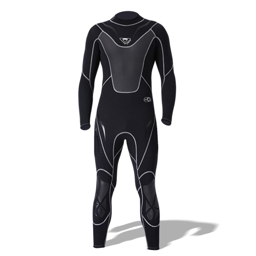 

Men 3mm Neoprene Full-body Wetsuit with Back Zipper Diving Suit for Surfing Swimming Scuba Snorkeling