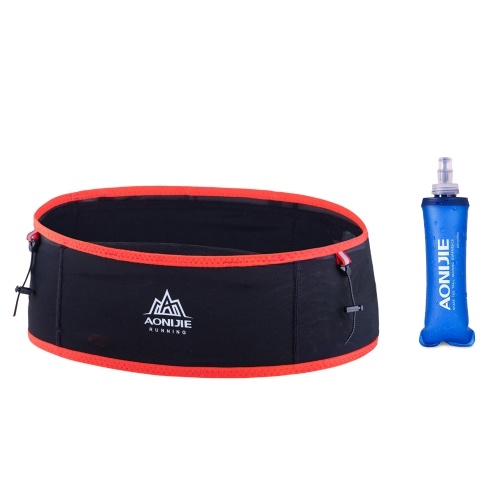 

Ultra Light Waist Bag with Water Bladder Elastic Waist Pouch Foldable BPA Free Soft Water Kettle Gym Phone Holder Cellphone Pouch Waist Bag Running Band Outdoor Running Belt Riding Bag