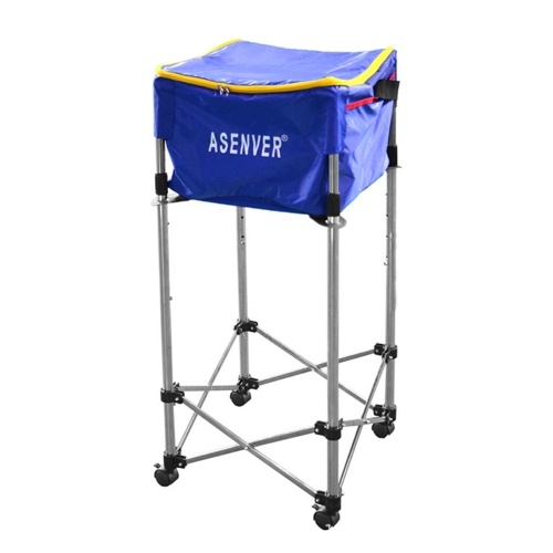 

Tennis Training Device Cart Adjusable Height Tennis Ball Storage Box 160 PCS Softball Baseball Movable Basket Storage Basin