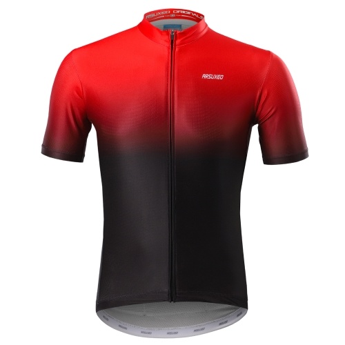 Maillot de cyclisme à manches courtes pour hommes, chemise de vélo d'été VTT respirante qui évacue l'humidité