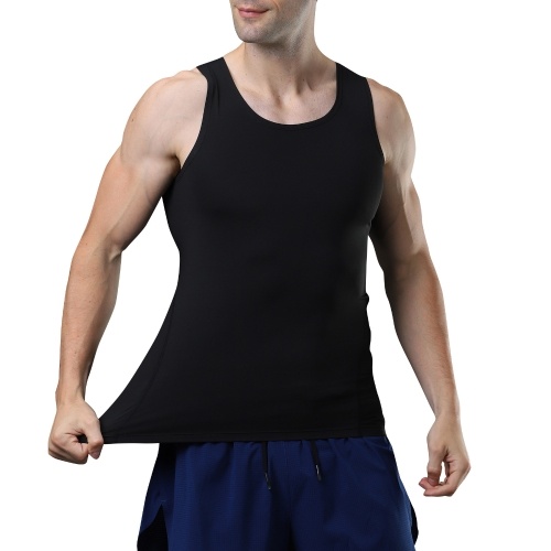 Men Sport Vest Tank Tops Sleeveless Slim Basketball Fitness Tops