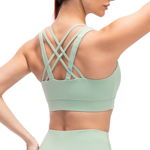 

Women Yoga Bra Padded Sports Workout Pilates Tank Tops Casual Vest