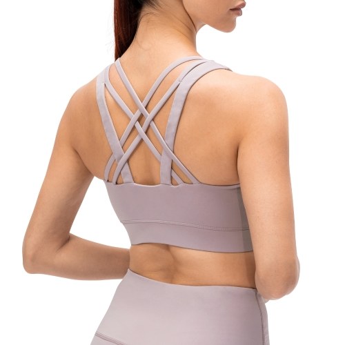 

Women Yoga Bra Padded Sports Workout Pilates Tank Tops Casual Vest