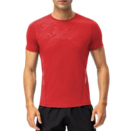 

Summer New Sport T-Shirt Quick Dry Breathable O Neck Camouflage T-Shirts for Running Workout Hiking Outdoor