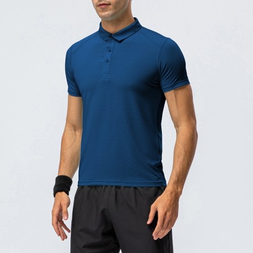 

Men's Golf Shirt Quick Dry Short Sleeve Athletic Workout T-Shirts Sports Polo Shirts