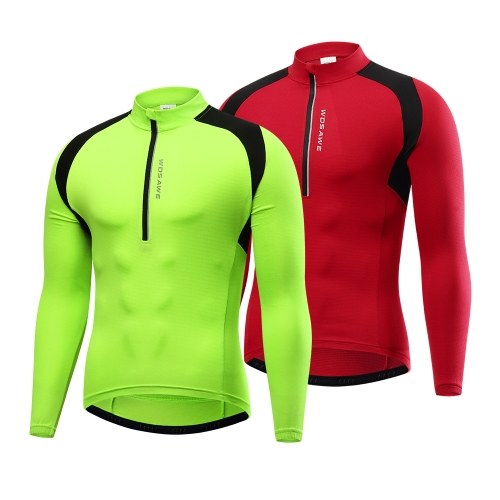 

Men Half Zipper Long Sleeve Cycling Jersey Quick Dry Breathable MTB Mountain Bike Bicycle Shirt Cycling Clothing