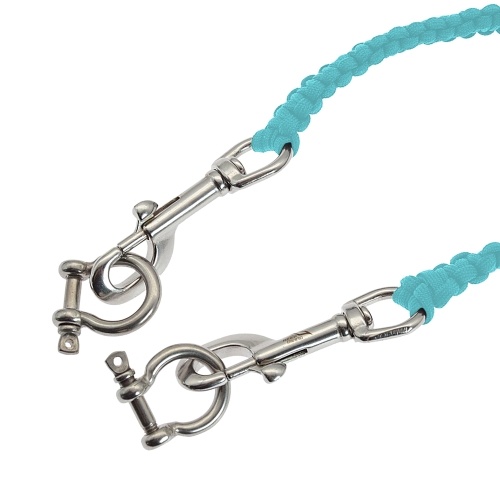 

2 PCS Underwater Camera Housing Carry Lanyard Luminous Parachute Rope Neck Lanyard with Stainless Steel Hook
